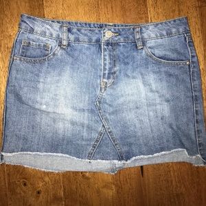 jean skirt